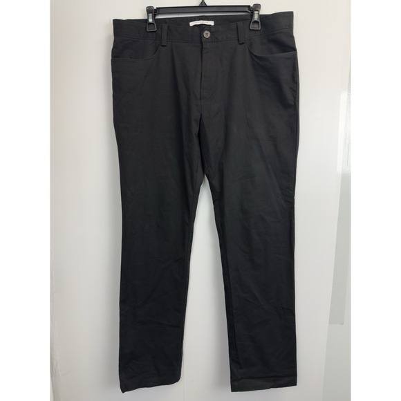 Calvin Klein Men's 34X32 Slim Fit Performance Pants Black - Picture 1 of 7